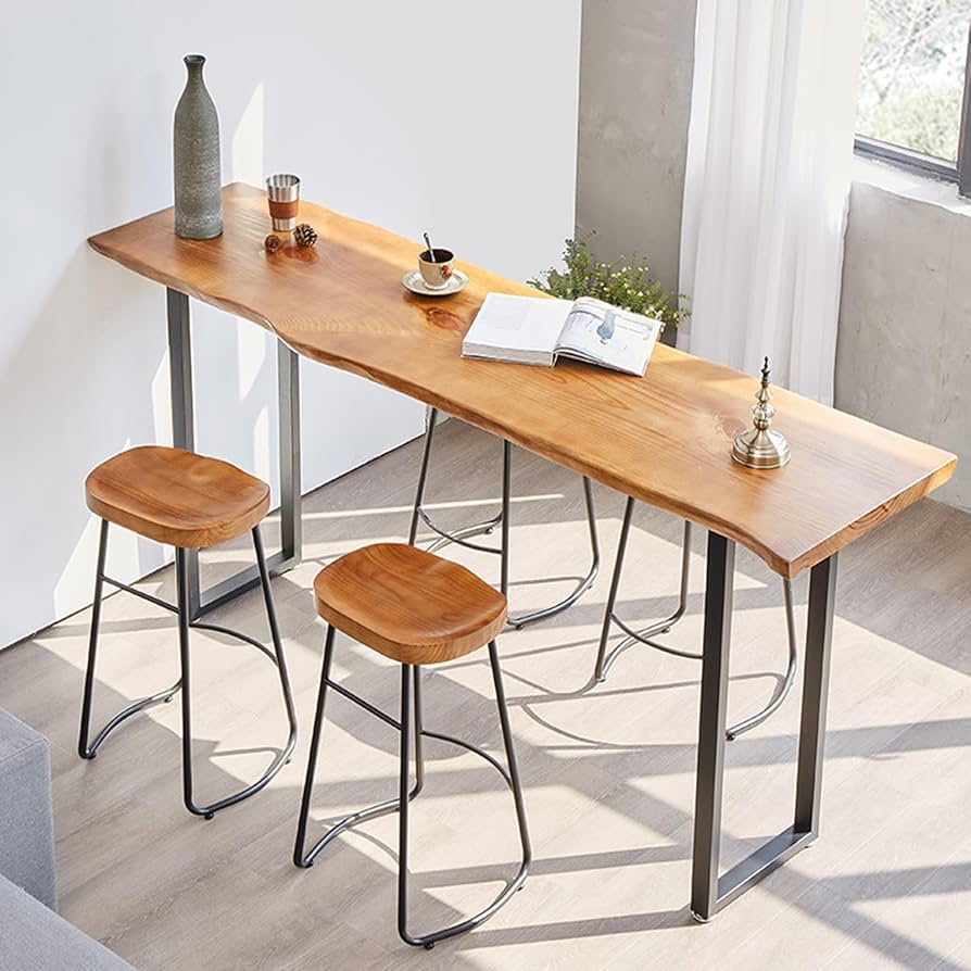 BAR COUNTER TABLE SMBT×NTF Amazon.com: 47.24 In Bar Table,Counter Height Pub Table with